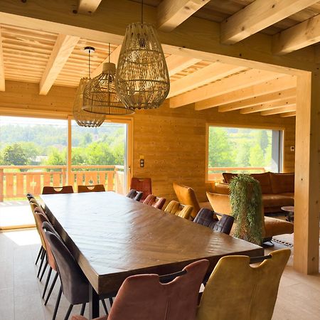 Chalet L'Oseraie, Location Touristique Spa 4 Etoiles Au Coeur Des Vosges Le Saulcy Exterior foto